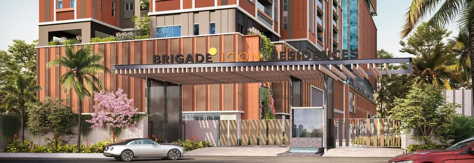 Brigade Icon – landscaped entrance and arrival court (artist's impression)